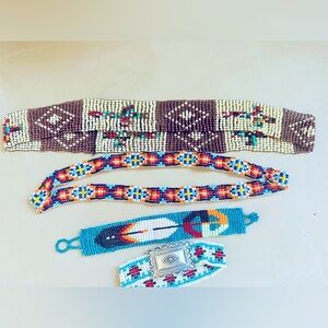Lot Of Beaded Natives Jewelry